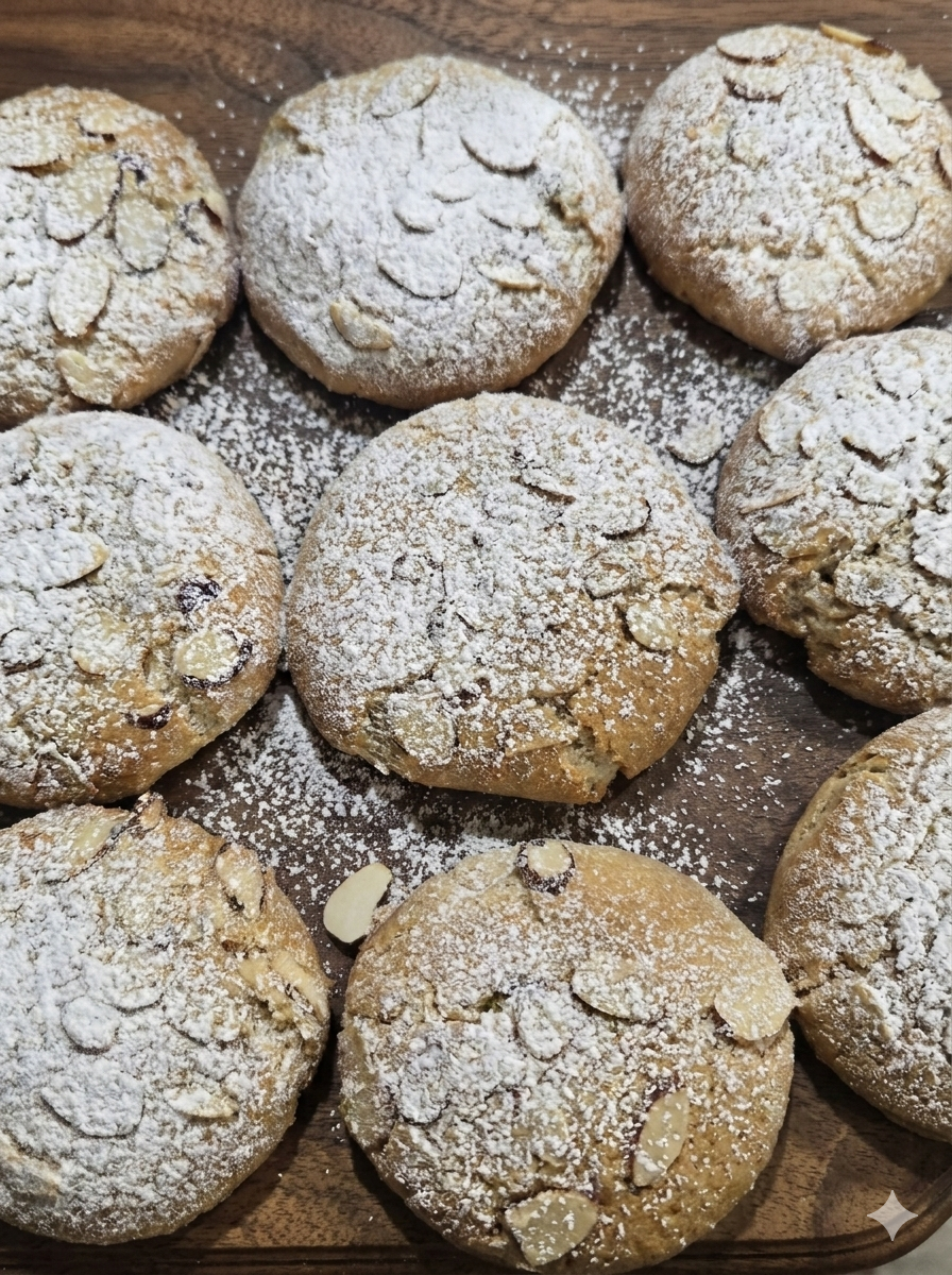 Almond Croissant Cookie - Half Dozen (6 count)