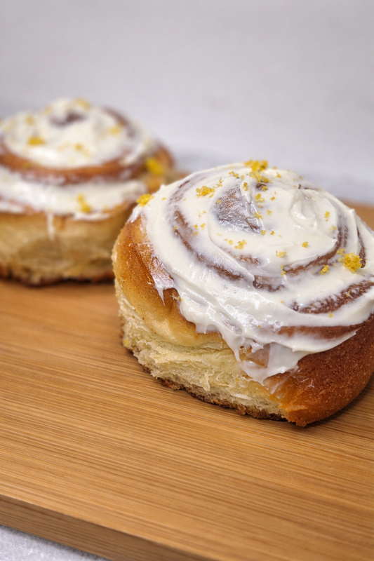 Brioche Lemon Cheesecake roll (seasonal) - Half Dozen (6 rolls)