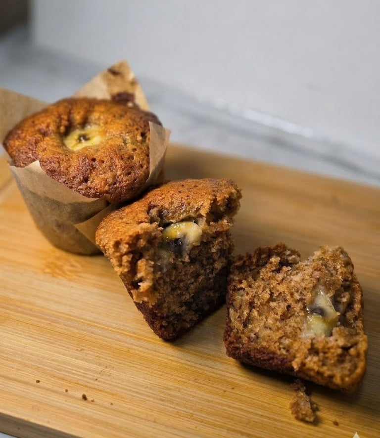 Banana muffins - Half Dozen (6 count)