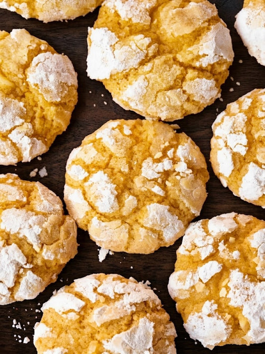 Lemon Crinkles Cookies (seasonal) - Half Dozen (6 count)